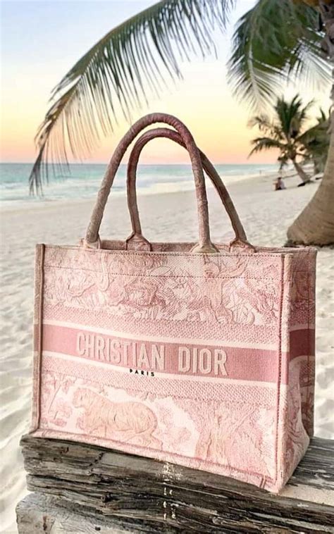 christian dior bag beach|christian dior cloth tote bag.